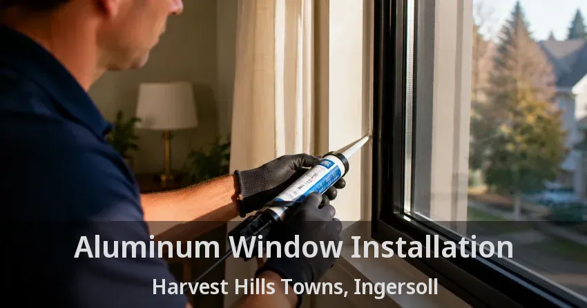 Aluminum Window Installation Harvest Hills Towns, Ingersoll - ON