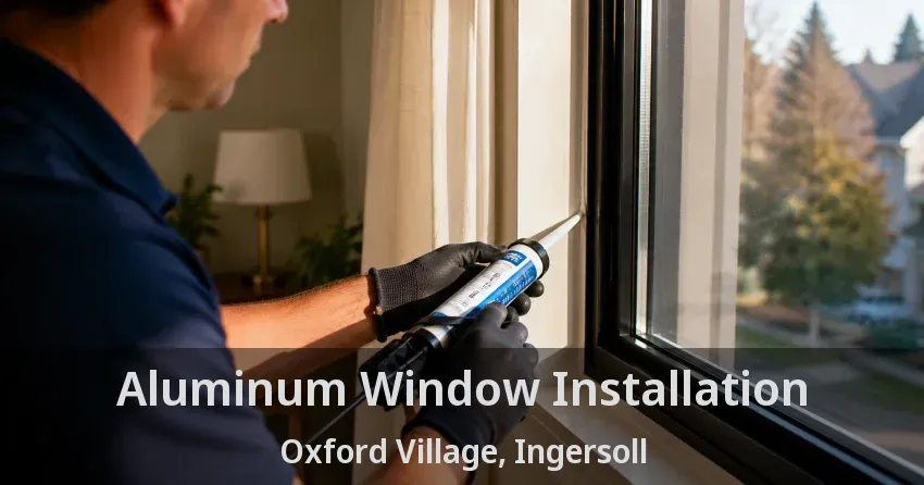 Aluminum Window Installation Oxford Village, Ingersoll - ON