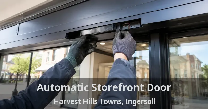 Automatic Storefront Door Harvest Hills Towns, Ingersoll - ON