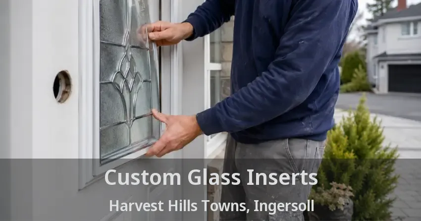 Custom Glass Inserts Harvest Hills Towns, Ingersoll - ON