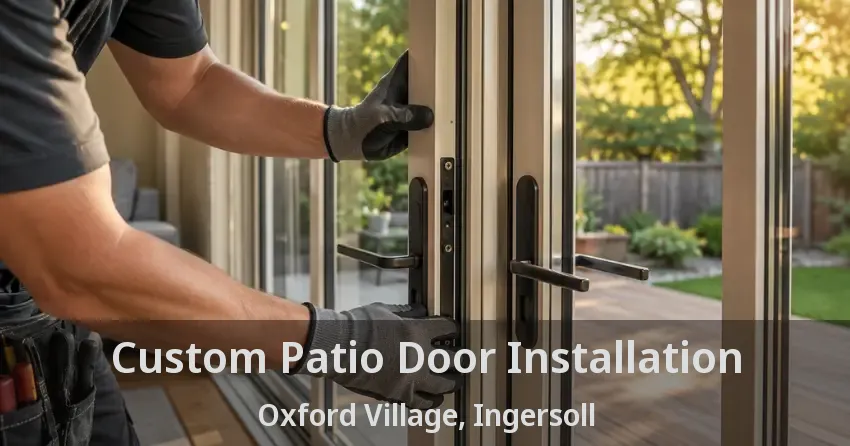 Custom Patio Door Installation Oxford Village, Ingersoll - ON