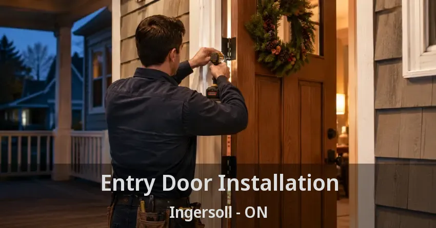 Entry Door Installation Ingersoll - ON