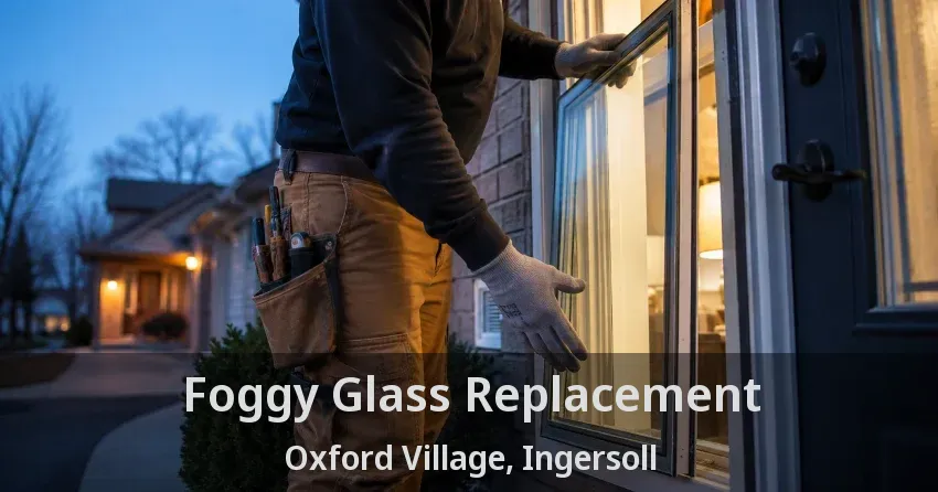 Foggy Glass Replacement Oxford Village, Ingersoll - ON