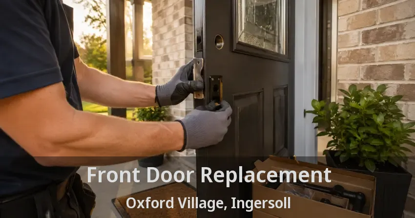 Front Door Replacement Oxford Village, Ingersoll - ON