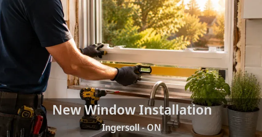 New Window Installation Ingersoll - ON