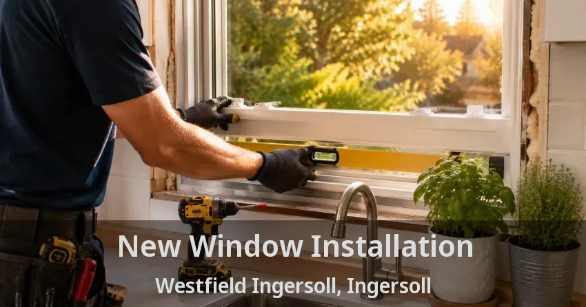 New Window Installation Westfield Ingersoll, Ingersoll - ON