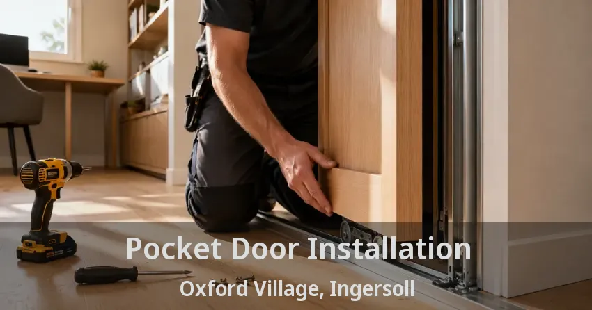 Pocket Door Installation Oxford Village, Ingersoll - ON
