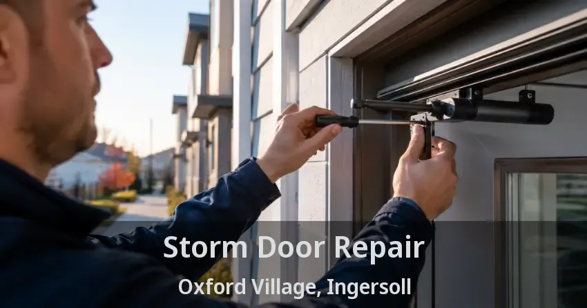 Storm Door Repair Oxford Village, Ingersoll - ON