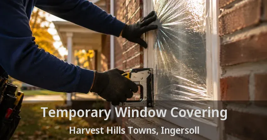 Temporary Window Covering Harvest Hills Towns, Ingersoll - ON