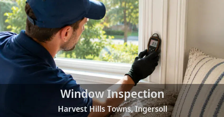 Window Inspection Harvest Hills Towns, Ingersoll - ON