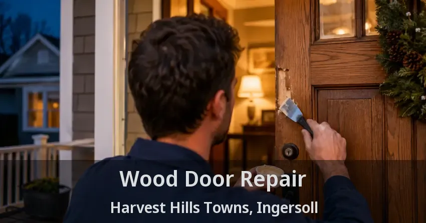 Wood Door Repair Harvest Hills Towns, Ingersoll - ON