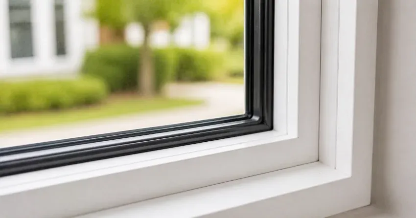 technician repairing window and door hardware in Oxford Village, Ingersoll home