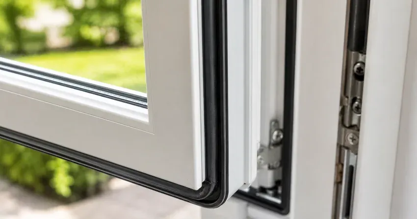 casement window cranked fully open in a Ingersoll home