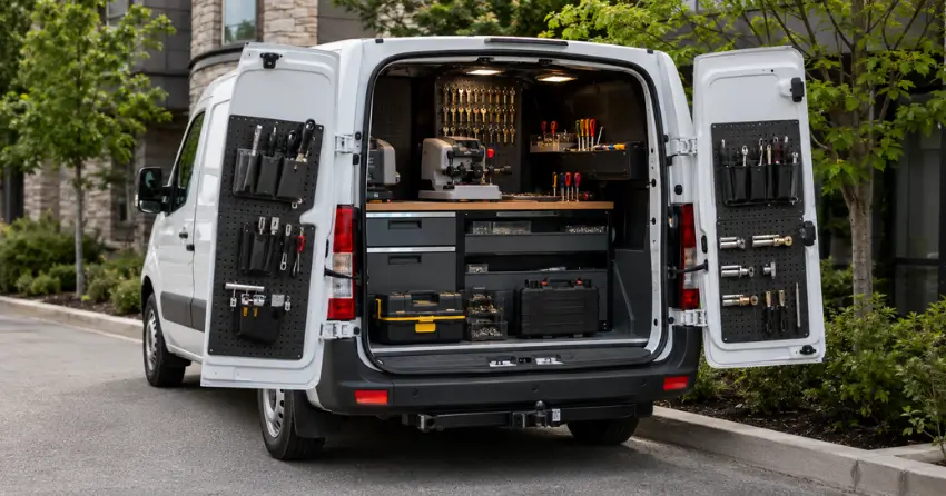 mobile locksmith service vehicle equipped with tools in Ingersoll