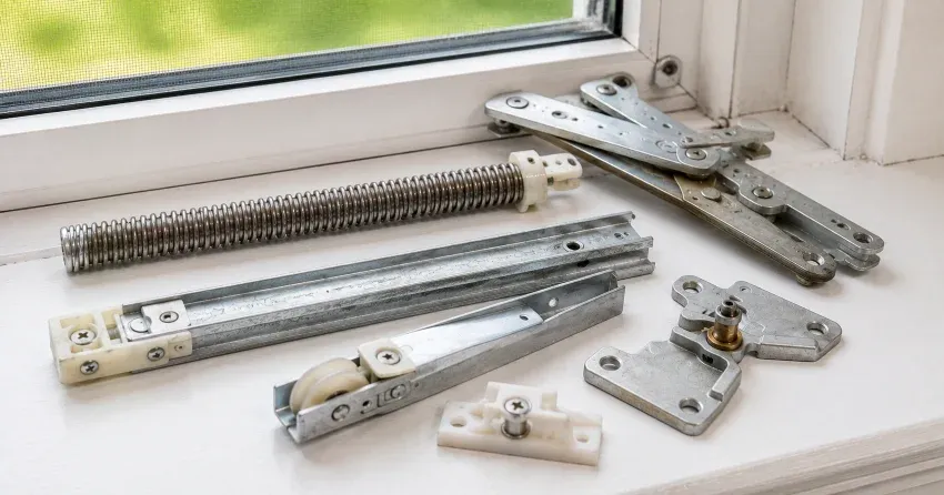 technician adjusting window sash alignment in Oxford Village, Ingersoll home