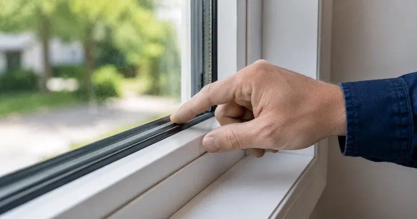 technician inspecting window glass seal in Westfield Ingersoll, Ingersoll