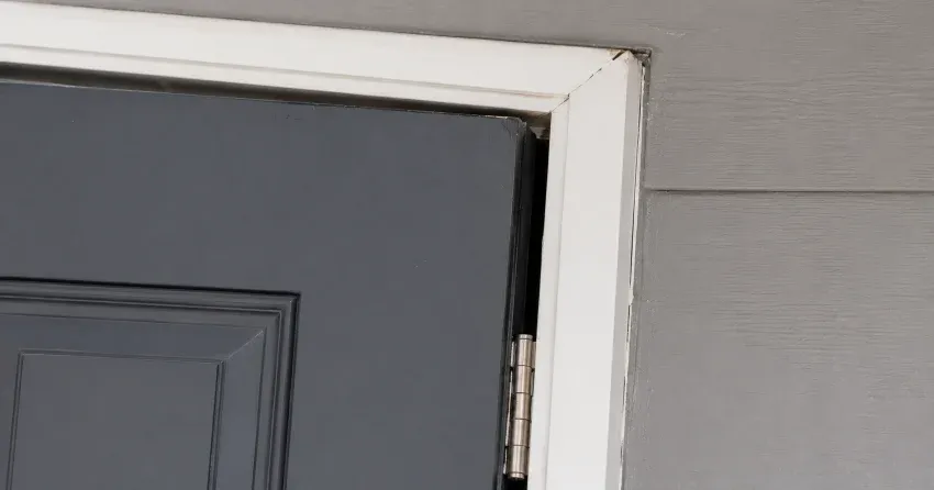 technician tightening a loose door hinge in Oxford Village, Ingersoll