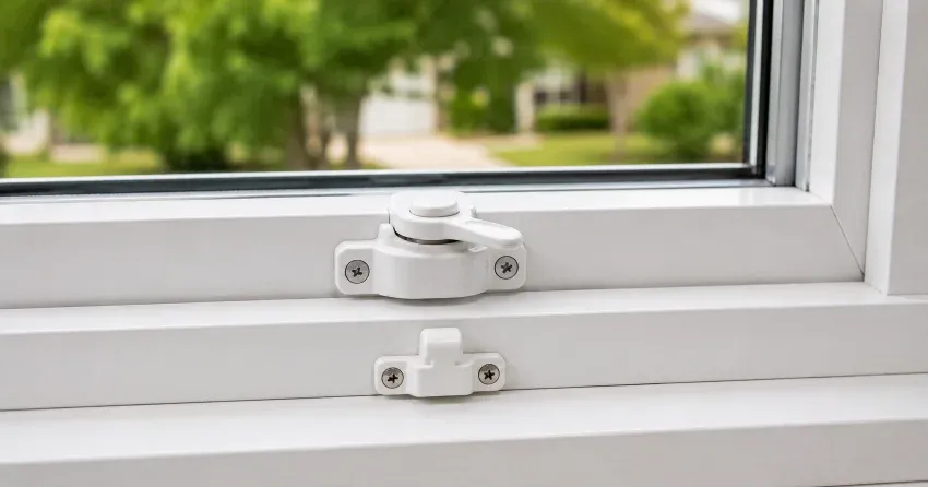 technician installing new window latch hardware in Ingersoll