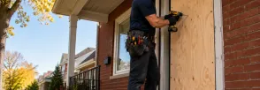 Temporary Door Securing Ingersoll